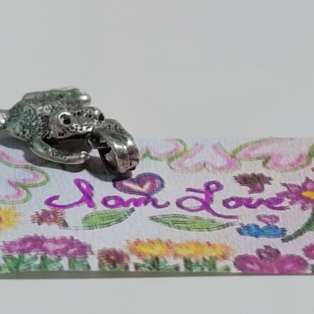 Vintage Sterling Silver Adorable Frog